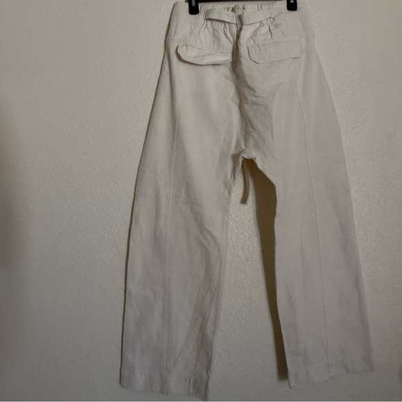 Free People Sky Rider Straight-leg Pants In Ecru - Picture 11 of 13